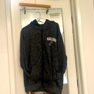 NBA spurs zip up hoodie